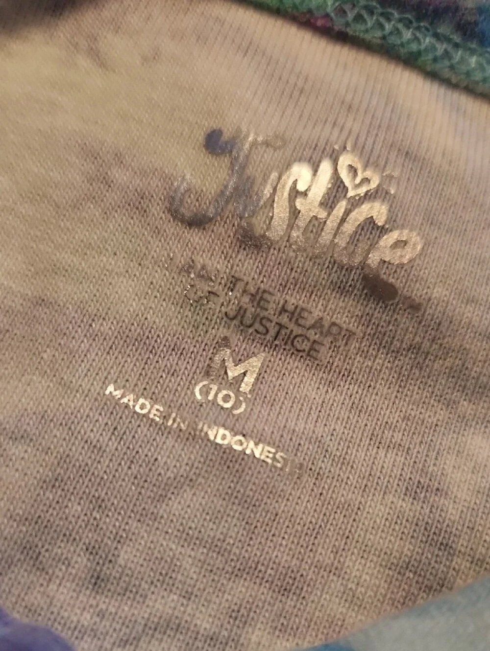 Justice Girls Tie-Dye Palm Themed Tanks